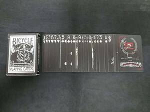 【G397】BICYCLE　バイスクル　BLACK DECK TIGERS　PLAYING CARDS　レア　カード　ギミック　デック　トランプ　マジック　手品