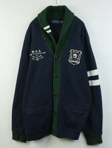 B885/POLO by Ralph Lauren/ポロラルフローレン/ショールカラースウェットカーディガン/メンズ/Mサイズ/R.L.P.C/