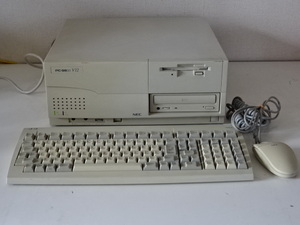 NEC PC-9821V12/S5RA 通電のみ確認 キーボード/マウス付属 ジャンク 管理P-82