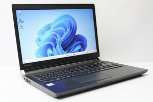 1円スタート ノートパソコン Windows11 第7世代 Core i5 東芝 dynabook R73 メモリ8GB SSD256GB Windows10 カメラ 軽量 コンパクト