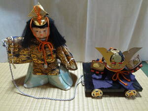 高級　五月人形　木目込み人形　兜車付き　５月５日　こどもの日　真多呂人形　兜曳　京都　上賀茂神社
