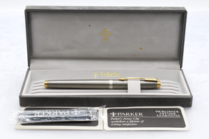 PARKER パーカー スターリングシルバー 14K コンバーター 元箱 万年筆 ■23928