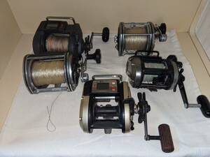 DAIWA 電動リール GS-50 GS-70 速攻 OLYMPIC NEW FIGHTER 500 550 5個まとめて