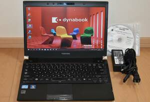 即決あり！【Core i5 CPU、WEBカメラ搭載 Win10PC】東芝 dynabook R731 : 320GB HDD , メモリ4GB搭載 , 無線LAN