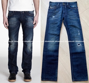 定価42,800- 美品 DIESEL “SAFADO” 008YM REGULAR SLIM-STRAIGHT デニム パンツ 28 ディーゼル