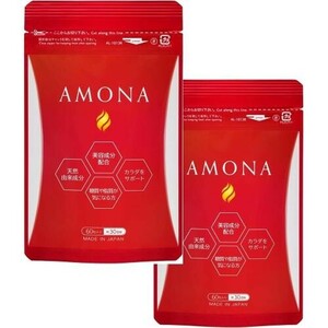 AMONA ダイエット サプリメント 【医師監修】 108種類の酵素 ブラックジンジャー エラグ酸 ビタミン セラミド