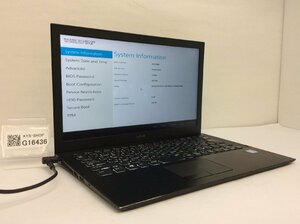 ジャンク/ VAIO VJPB11 Intel Core i3-6100U メモリ4.1GB SSD128.03GB 【G16436】