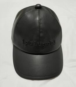 1PIU1UGUALE3 113 6PANEL CAP SYNTHETIC LEATHER エコ レザー キャップ ブラック 定価27,500円