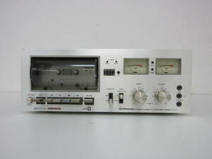  中古 PIONEER パイオニア CT-4 カセットデッキ ※通電のみ確認済 ／H