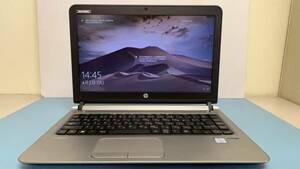 中古ノートパソコン★Windows10★hp Core i3-6100U/@2.30GHz/4GB/HDD 320GB/13インチ以上★a1