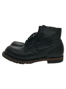 RED WING◆レースアップブーツ・ベックマンモックトゥ/27.5cm/BLK/レザー/9015