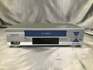 04-01-008 ◎BE【小】 中古　ATHLETE FVR-888 02年製 VHSビデオデッキ　ビデオカセットレコーダー 映像機器