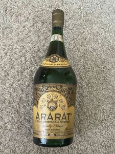 未開封 ARARAT 6年 ブランデー 特級 750ml アルメニアブランデー ゴールデンシックス 古酒 43度 アルメニアン ソ連 白樺
