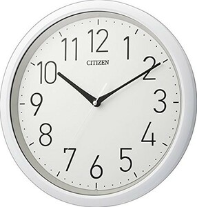 CITIZEN シチズン 掛け時計 防水 防塵 静音 白 CITIZEN 8MG799-003