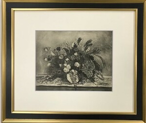【特価】 　≪　　アンリ・マチス　　≫　　 コロタイプ版画 　　 BOUQUET WITH PRPPER-LEAVES 　　 1935年 　 HENRI MATISSE