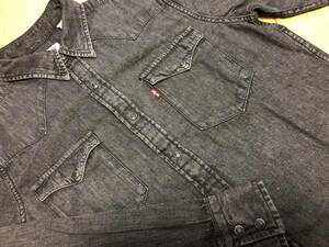 Levis(リーバイス) CLASSIC WESTERN SHIRT クラシック ウエスタンシャツ 85745-0029 ＵＳサイズM(日本サイズ約Ｌ)