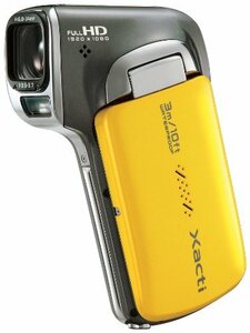 SANYO デジタルムービーカメラ Xacti CA100 Y イエロー DMX-CA100(Y)(中古品)