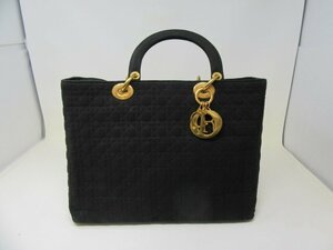 ◆Dior　ディオール　カナージュ　バッグ　ブラック系　中古◆11214