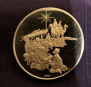 FRANKLIN MINT/フランクリンミントクリスマス　ホリデー　コイン　メタル　キリスト教