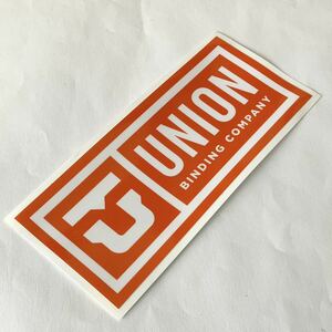 UNION BINDING ユニオン スノーボード ビンディング 大 ステッカー バインディング シール アクセサリー パーツ