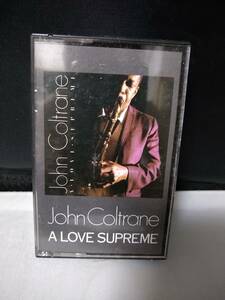 T5271　カセットテープ　John Coltrane　A Love Supreme　ジョン コルトレーン　至上の愛　Jazz Masterworks CJZMC 1 Italy