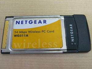 NETGEAR 無線LANのPCカード WG511A ジャンク扱い