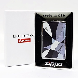 WB524　Supreme EMILIO PUCCI シュプリーム エミリオ・プッチ 21SS Zippo ジッポー オイルライター ブラック Fantasia USA製 ●60