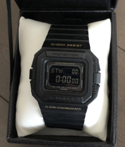 G-SHOCK DW-D5500 黒 MUD RESIST スクエア 定番 オリジン DWD5500 5500 生産終了 CASIO