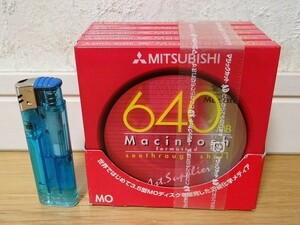 新品 日本製 三菱化学メディア 3.5型 640MB Macintosh MOディスク 5枚セット