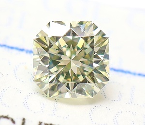 【１００円～】ＶＳ２！0.387ｃｔ 天然ダイヤ LIGHT YELLOW（ナチュラルカラー）