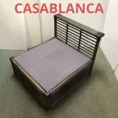 ①  カサブランカ　CASABLANCA  カデンザ　ラタン　籐製品　1Pソファ