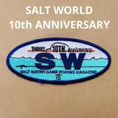 SALT WORLD 10th ANNIVERSARY ワッペン 非売品 レア物