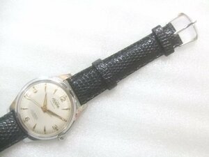 デッドストック未使用1960sエニカ珍品網目ダイヤル手巻17石腕時計OH済　W275