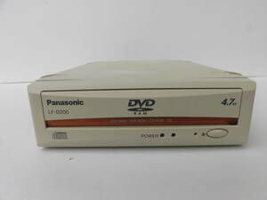 Panasonic製 SCSI外付け DVD-RAMドライブ LF-D200J (中古DVD-RAM1枚、ターミネーター、ACアダプター等付属)