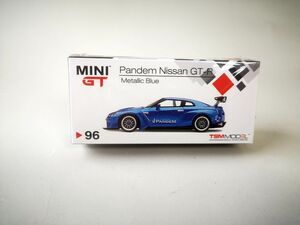 1/64 Pandem Nissan GT-R R35 GTウィング メタリックブルー