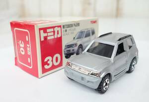 レトロコレクション　当時物 ＊TOMY TOMICA トミカ ＊NO.30 MITSUBISHI PAJERO 三菱　ミツビシ　パジェロ ＊1/63 スケール ＊1999 