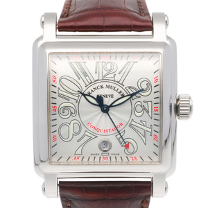 フランクミュラー コンキスタドール コルテス 腕時計 時計 ステンレススチール 10000HSC 自動巻き メンズ 1年保証 FRANCK MULLER 中古