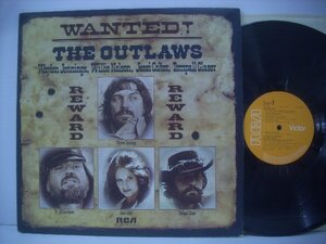 ■ UK盤 LP 　THE OUTLAWS / ウェイロン・ジェニングス ウィリー・ネルソン アウトロウズ 1976年 アウトローカントリー ◇r41110