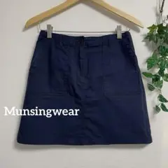 Munsingwear＊ネイビー ミニスカート ゴルフウェア マンシングウェア