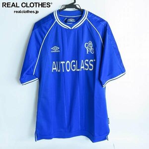 ☆UMBRO/アンブロ CHELSEA/チェルシー 1999-2001 ホーム ユニフォーム L /LPL