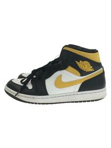 NIKE◆AIR JORDAN 1 MID_エアジョーダン 1 ミッド/27cm/YLW