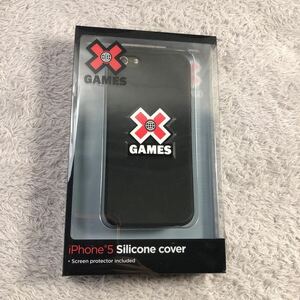 【XGAMES】 iPhone SE/5S用　シリコン ケース　ブラック　TXI-001　定価1,980円