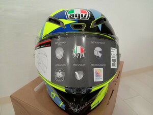 ラスト1個 新品未使用 V.ロッシ AGV Pista GP RR SOLELUNA 2022 ヘルメット MotoGP ソレルナ2022