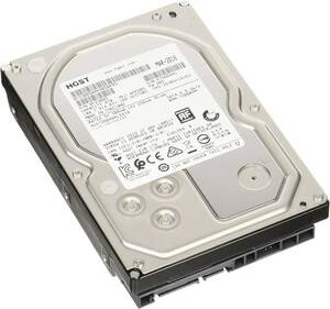 【中古パーツ】3.5 SATA 4TB 1台 正常 HGST HUS726040ALE610 使用時間49914H■ HDD4830