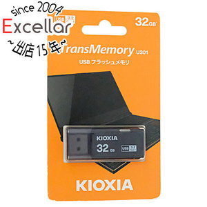 【ゆうパケット対応】キオクシア USBフラッシュメモリ TransMemory U301 KUC-3A032GK 32GB ブラック [管理:1000024599]