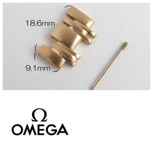 OMEGA オメガ シーマスター コマ メンズ 750 K18 YG ⑨