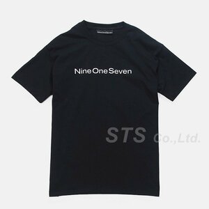 Nine One Seven - Nine One Seven T-Shirt　黒M　ナイン ワン セブン - ナイン ワン セブン ティーシャツ　2016FW
