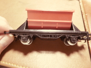 鉄道模型の増設に最適メルクリンホッパー運搬車１０センチ赤色貴重品美品