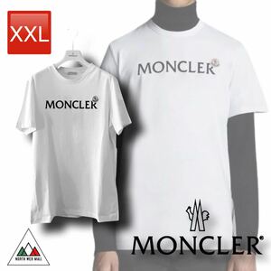 サイズXXL Moncler ロゴ+ワッペン　ホワイト