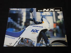 【1988年】ホンダ NX125 / 型式 JD09型 専用 カタログ 【当時もの】